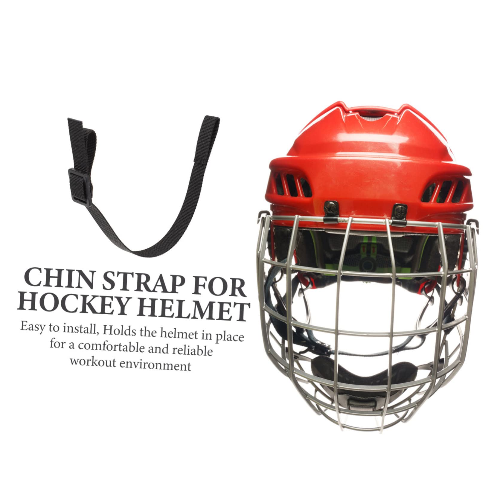 SUPVOX Correa De Sujeción para Casco De Hockey Correa De Barbilla para Casco De Hockey Correa De Barbilla para Hockey Soporte De Repuesto para Hockey Kit De Repuesto para Casco Correas