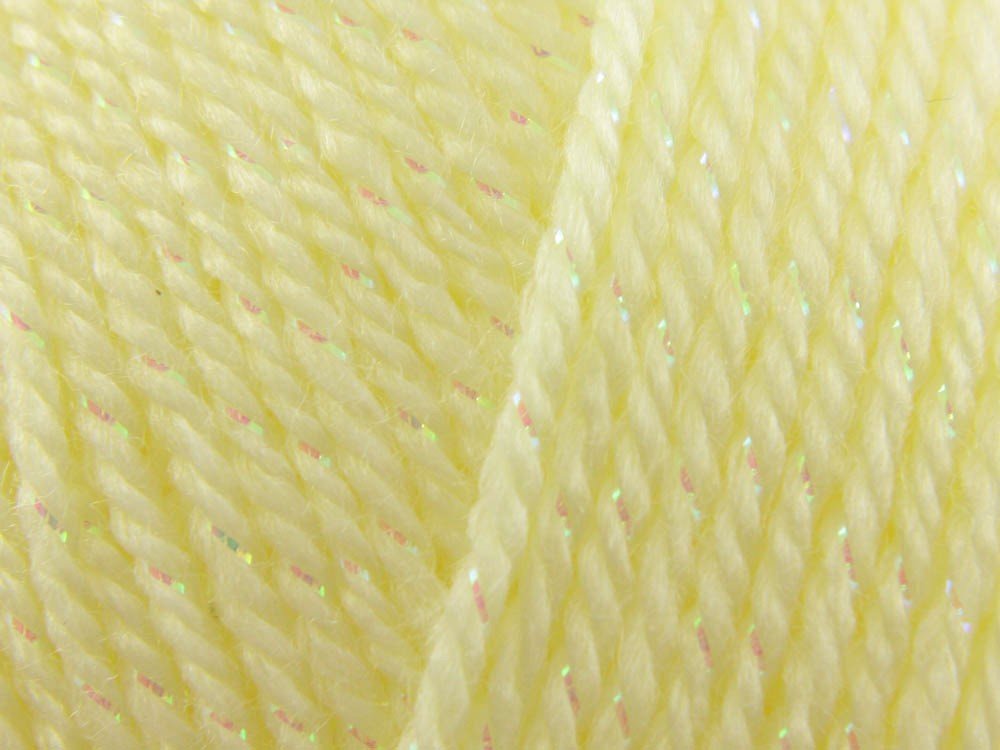 King Cole Baby Glitz DK - Lemon (101)
