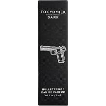 TOKYOMILK Dark BulletProof Travel Eau De Parfum, Smoked Tea, Coconut Milk, Crushed Cedar, Ebony Woods Scented Perfume Spray for Men & Women, Luxury Long Lasting Signature Scent