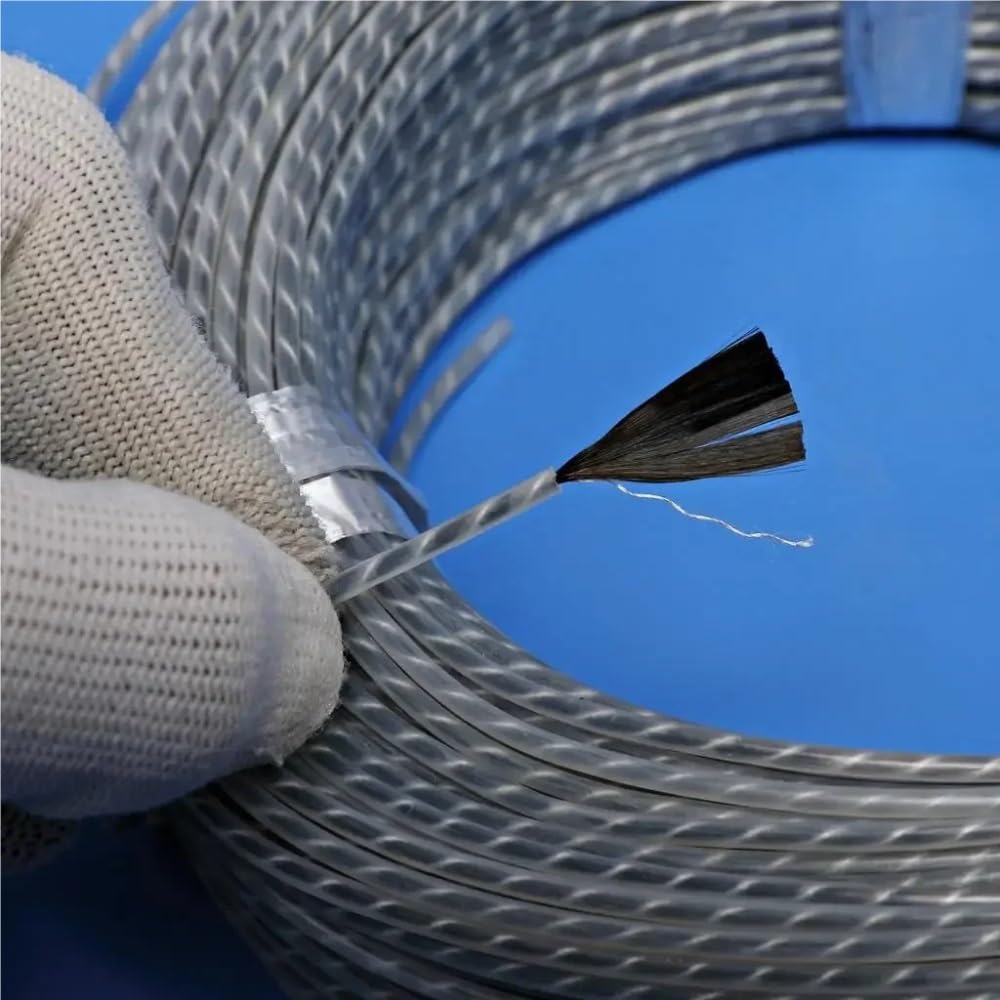 Cavo scaldante al carbonio 12K 33Ohm/m Cavo riscaldante for pavimenti in silicone trasparente da 100 m