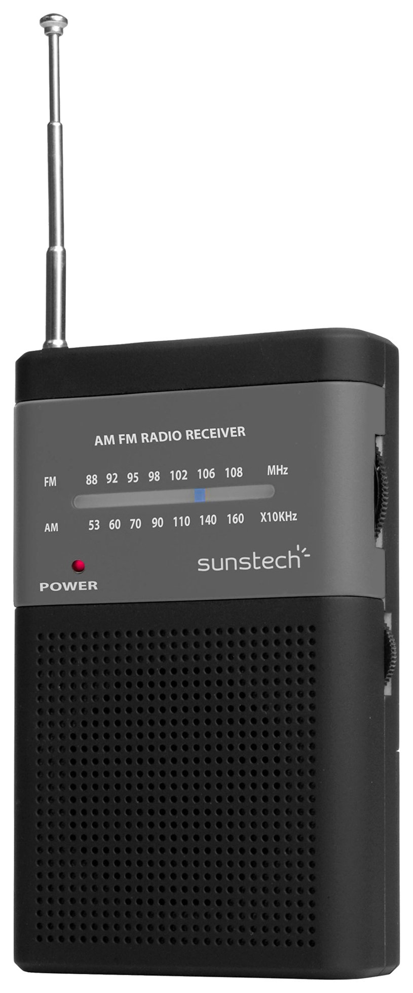 SunstechRPS42 – Portable Radio with Speaker, Black