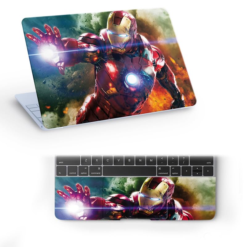 Iron Man D2 Vinyl Laptop Skin/Sticker/Cover/Decal Compatible for Any 14 Inches Laptop (Hp/Dell/Sony/Acer/Lenovo/Asus. Etc) Or Notebook.