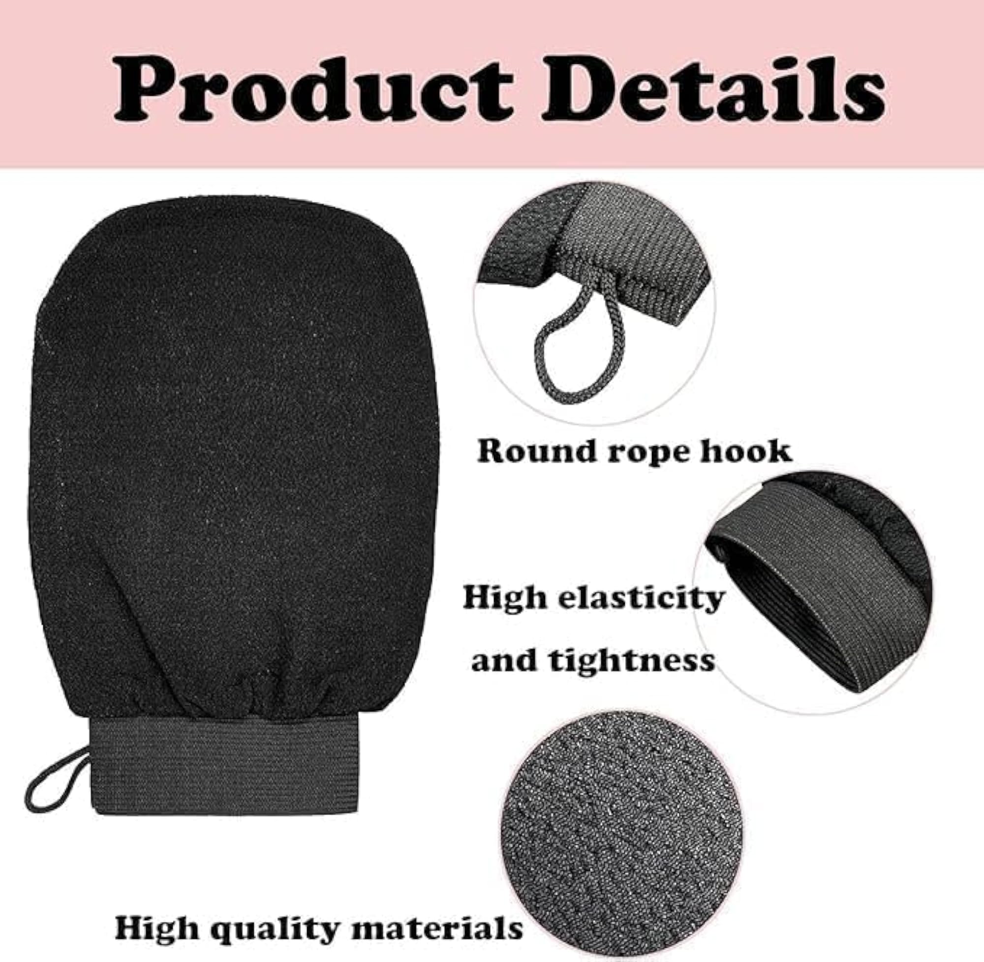 Korean Exfoliating Mitts for Bath Shower Spa