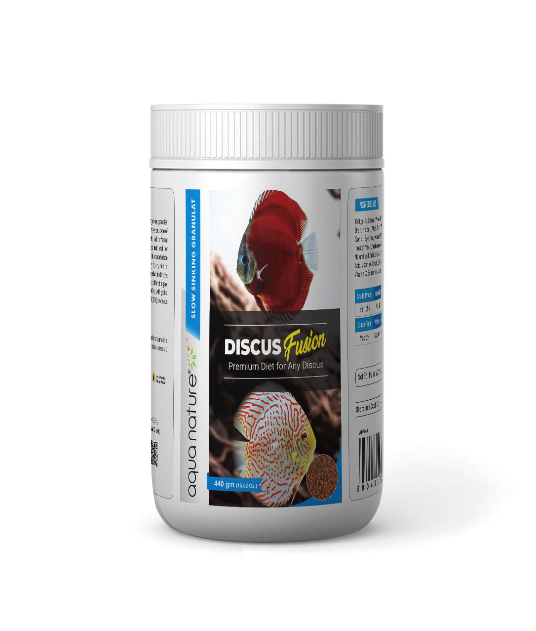 AquaNature Discus Fusion Premium Diet Fish Food for All Discus Fish (440g) (B0B9MXVQ6Y) Amazon Price History, Amazon Price Tracker