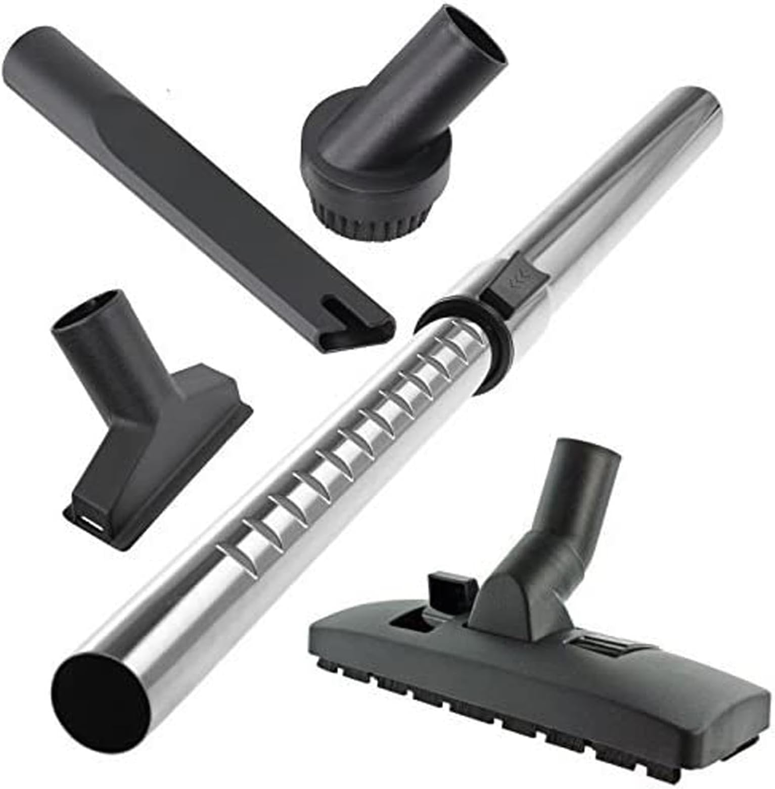 SPARES2GO Telescopic Rod & Tool Kit for Vacuum Cleaners with 32mm Diameter Hose Connection