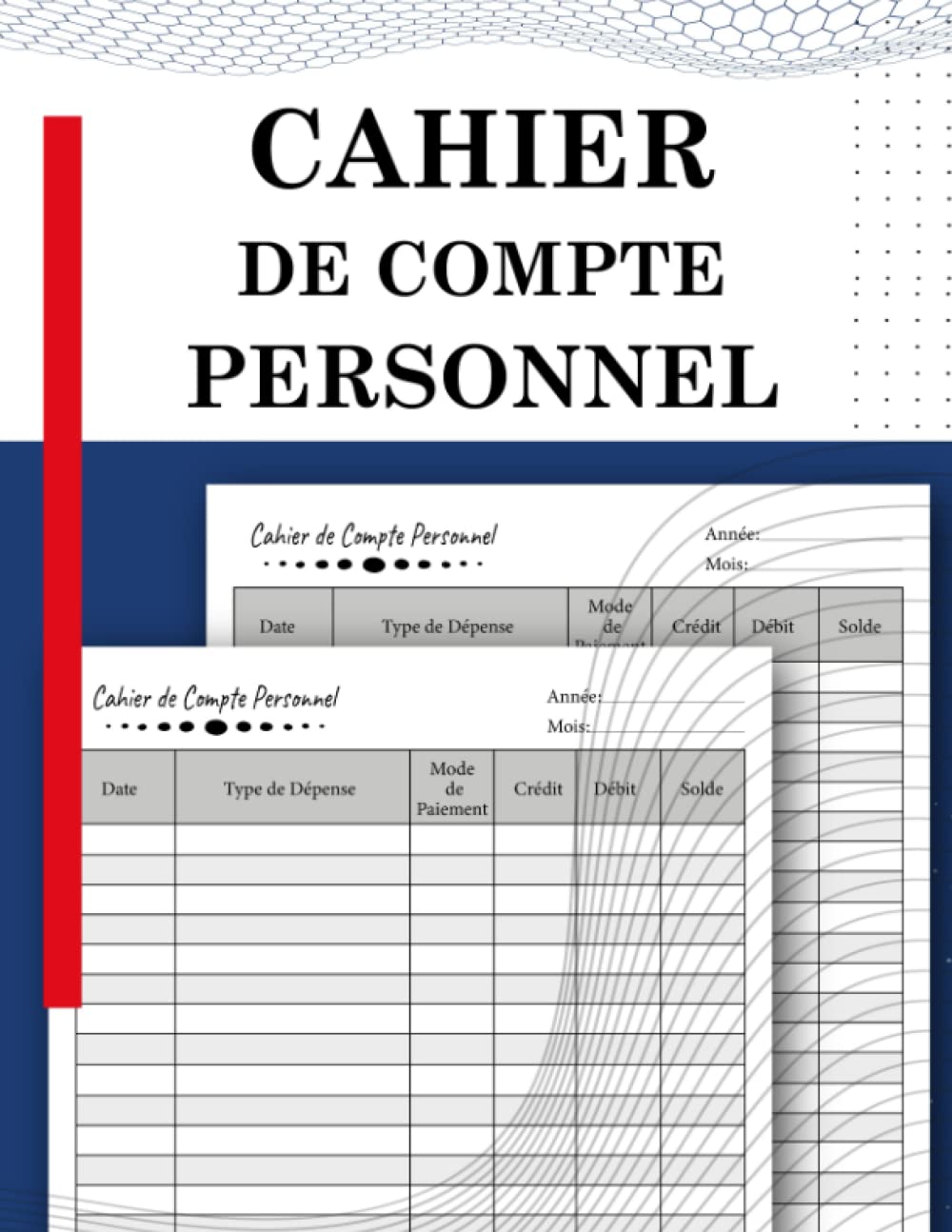 Carnet De Suivi Des Dépenses Portable - 82 Feuilles à Grands Carreaux - Format 17,1x9,5 Cm - Pour Budget Et Factures - 10
