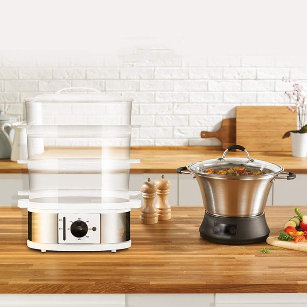 Multifunctional Household Electric Steamer Automatic Power Off Three-Layer Large Capacity Small Electric Steamer Steamer