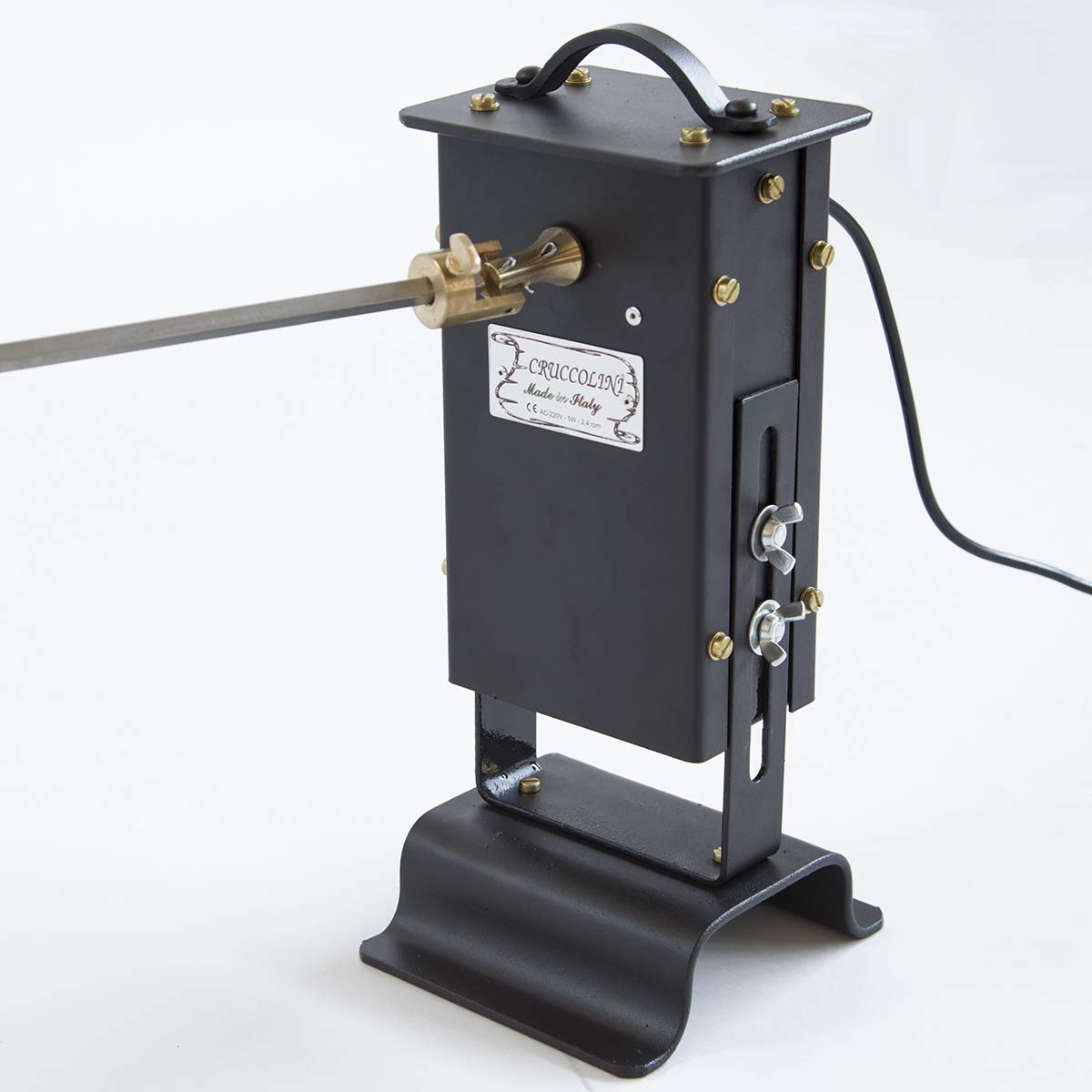 GA20H GIRARROSTO ELETTRICO 1 SPIEDO ALTEZZA REG.CON GIUNTO CARDANICO-100 CM