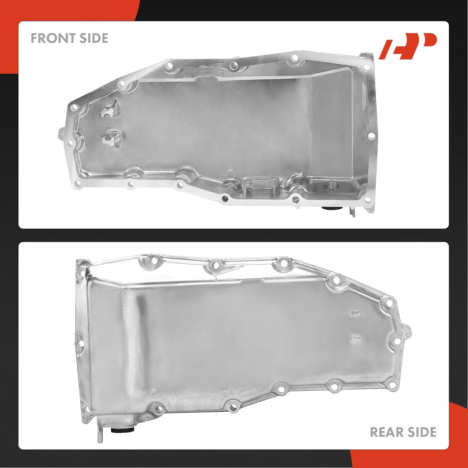 A-Premium Transmission Oil Pan with Drain Plug Compatible with Honda CR-V CRV 2015-2021, Civic 2016-2021, Accord 2015-2021, Automatic CVT Transmission