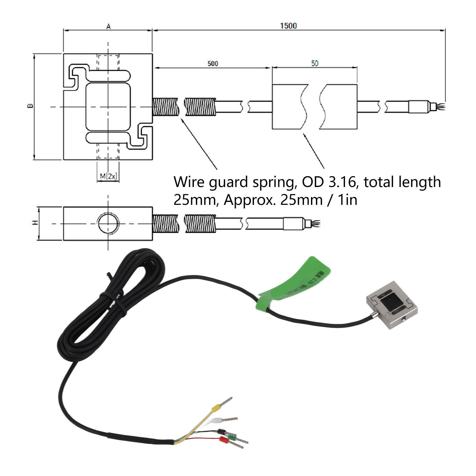 Cocoarm Czujnik Tensometryczny Stal Nierdzewna Typ S Czujnik Obciążenia 5 do 10 V 2,0 MV V Gwintowane Końcówki o Wysokiej Dokładności 10 KHz do Ważenia Testowanie Ciśnienia i Naprężenia Zespół (30N)