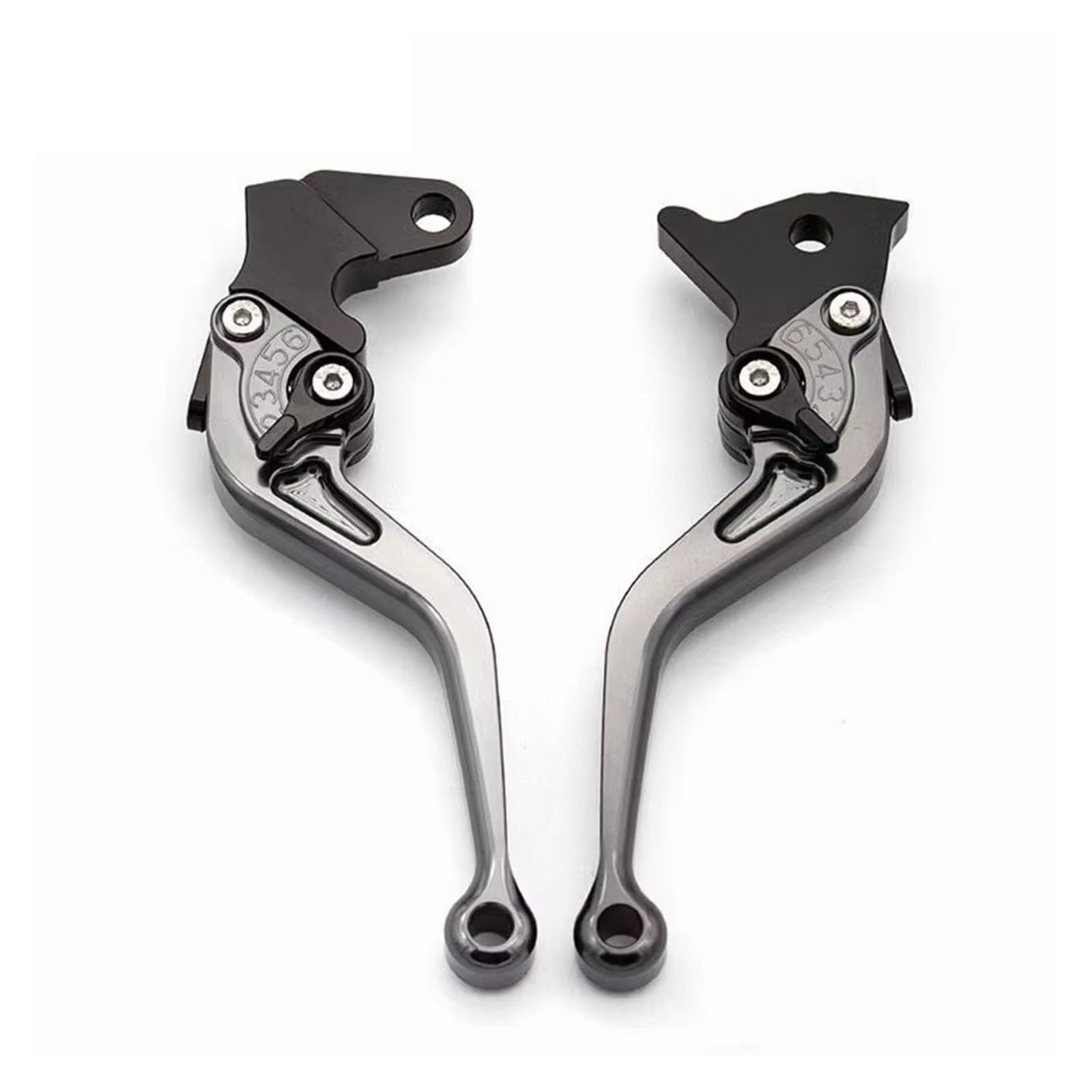 VBVGMZAS Handlebar Clutch Motorcycle CNC Adjustable Brake Clutch Levers for Aprilia for CAPONORD for ETV1000 for Caponord 1000 2002-2007 Brake Handle Lever(Gray 147mm)
