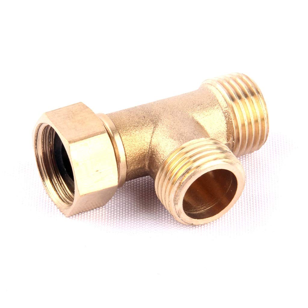 Adaptateur de cuivre en T 1/2 pour stopper les fuites de tuyau d'eau et irrigation de jardin