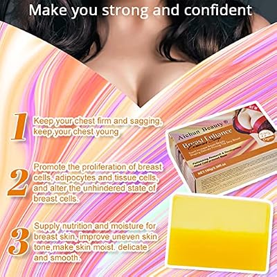 AICHUN BEAUTY Breast Enhance Essence Soap Shaping Firming Chest Lifting Enhancement Restores Softness Plant-Based Organic 72% 100g/3.38fl.oz