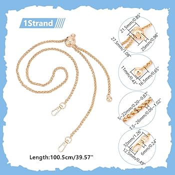 Amazon.com: UNICRAFTALE 41.33 Inch Long Chain Strap