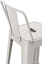 tabouret industriel avec dossier