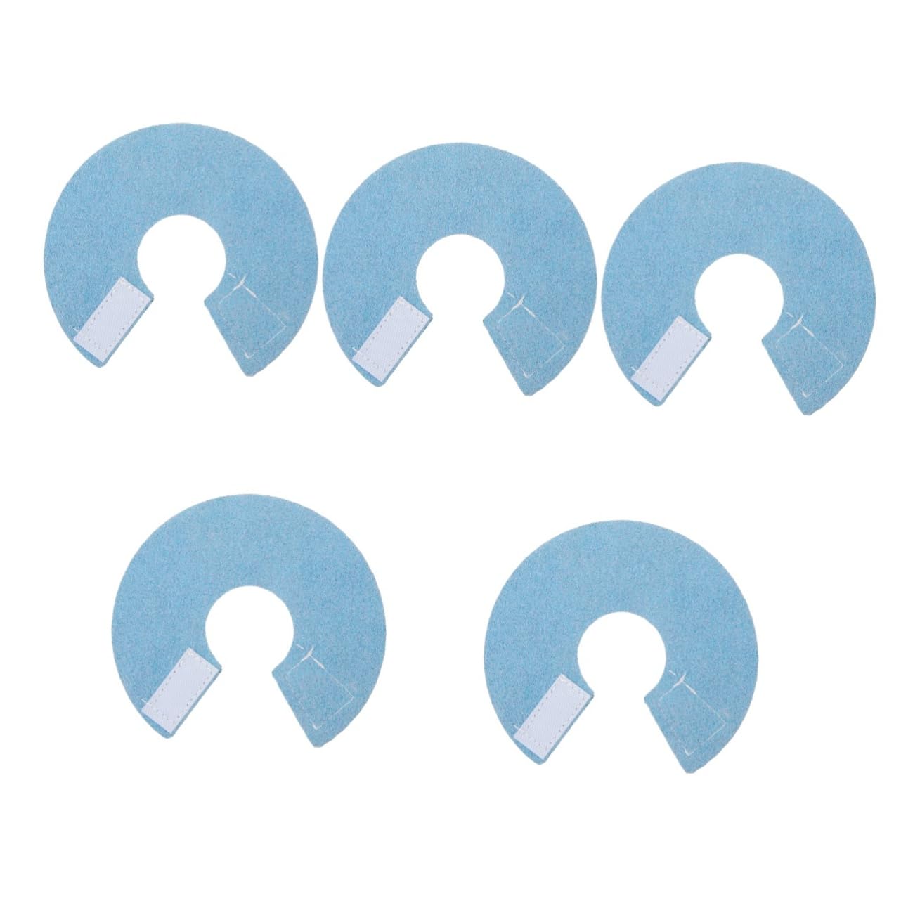 balacoo 5pcs Bird Collar Parrot Protective Bird Protector Parrot Collar for Plucking Cone Large Soft