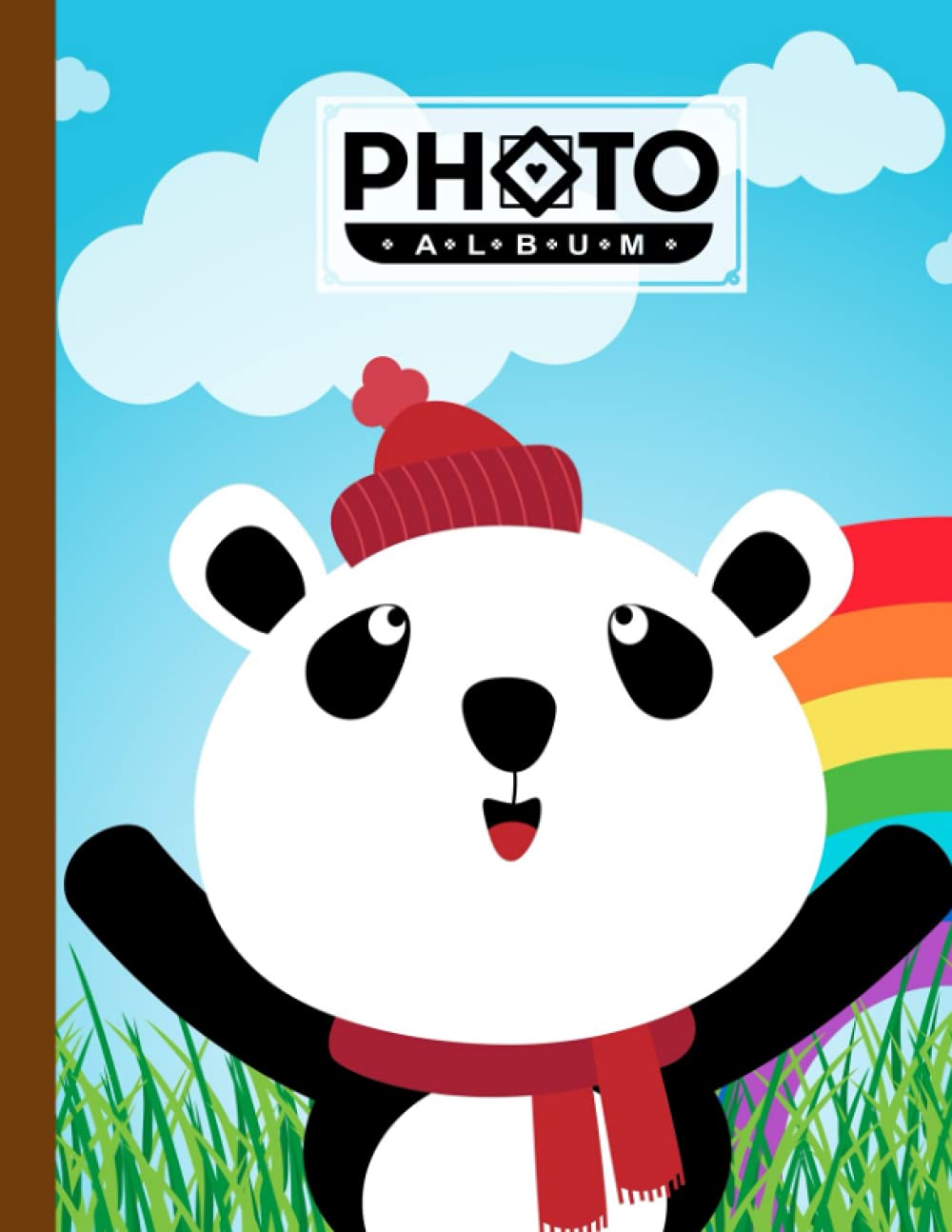 Photo Album: Album, Large Photo Albums with Writing Space Memo, Extra Large Capacity Picture Album, Family, Baby, Wedding, Travel Photo Book, 120 Pages | Panda Cover by Sebastian Neubauer
