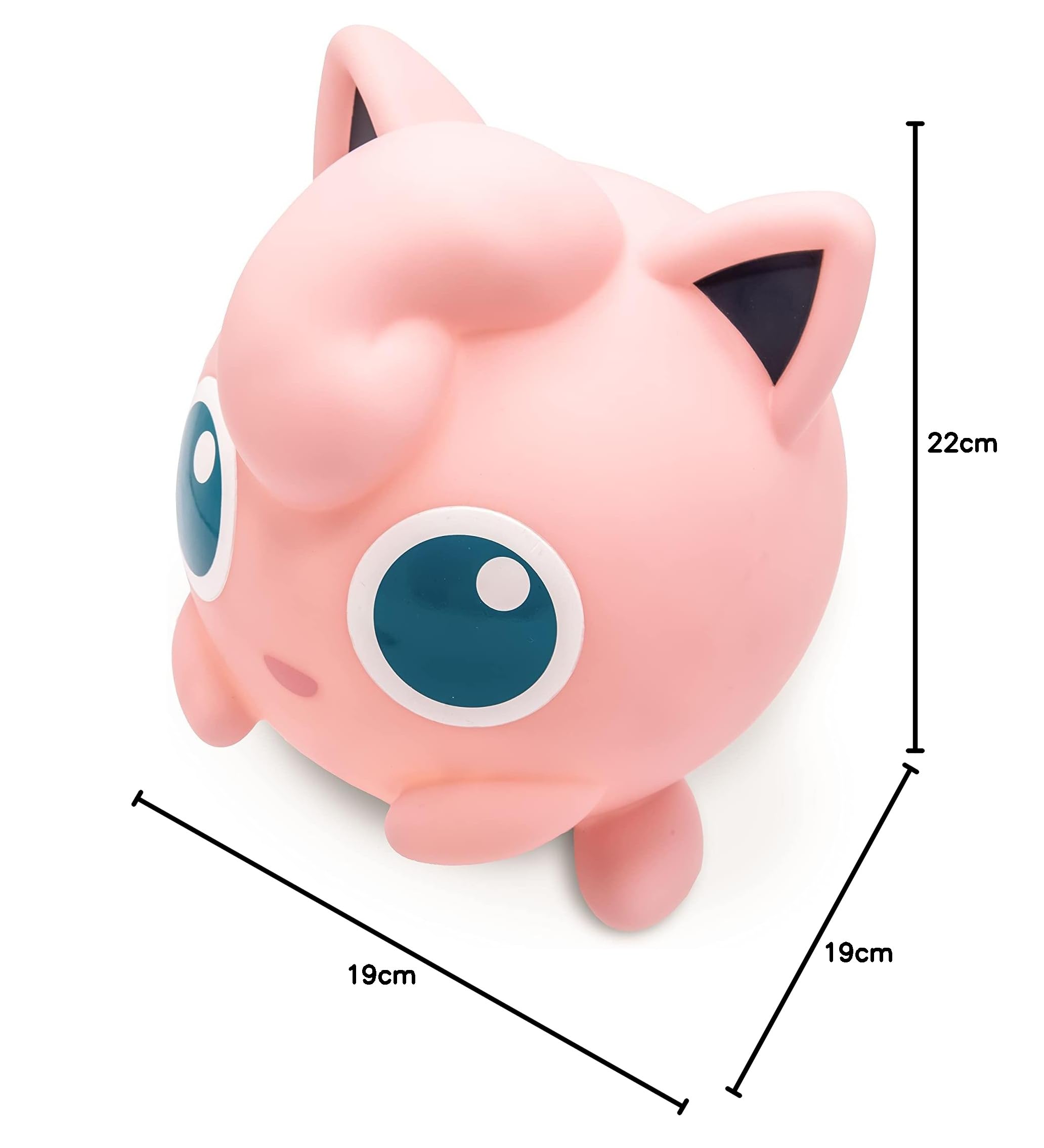 Teknofun 811362 Leuchtfigur Pokemon Pummeluff LED Lampe - 25cm - Pink