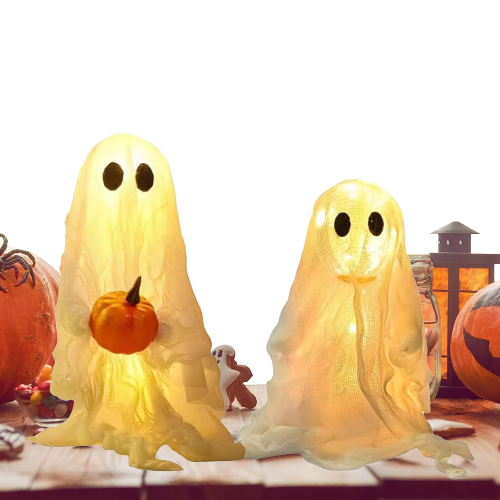 Statues gothiques lumineuses d'Halloween pour sublimer votre jardin et appartement