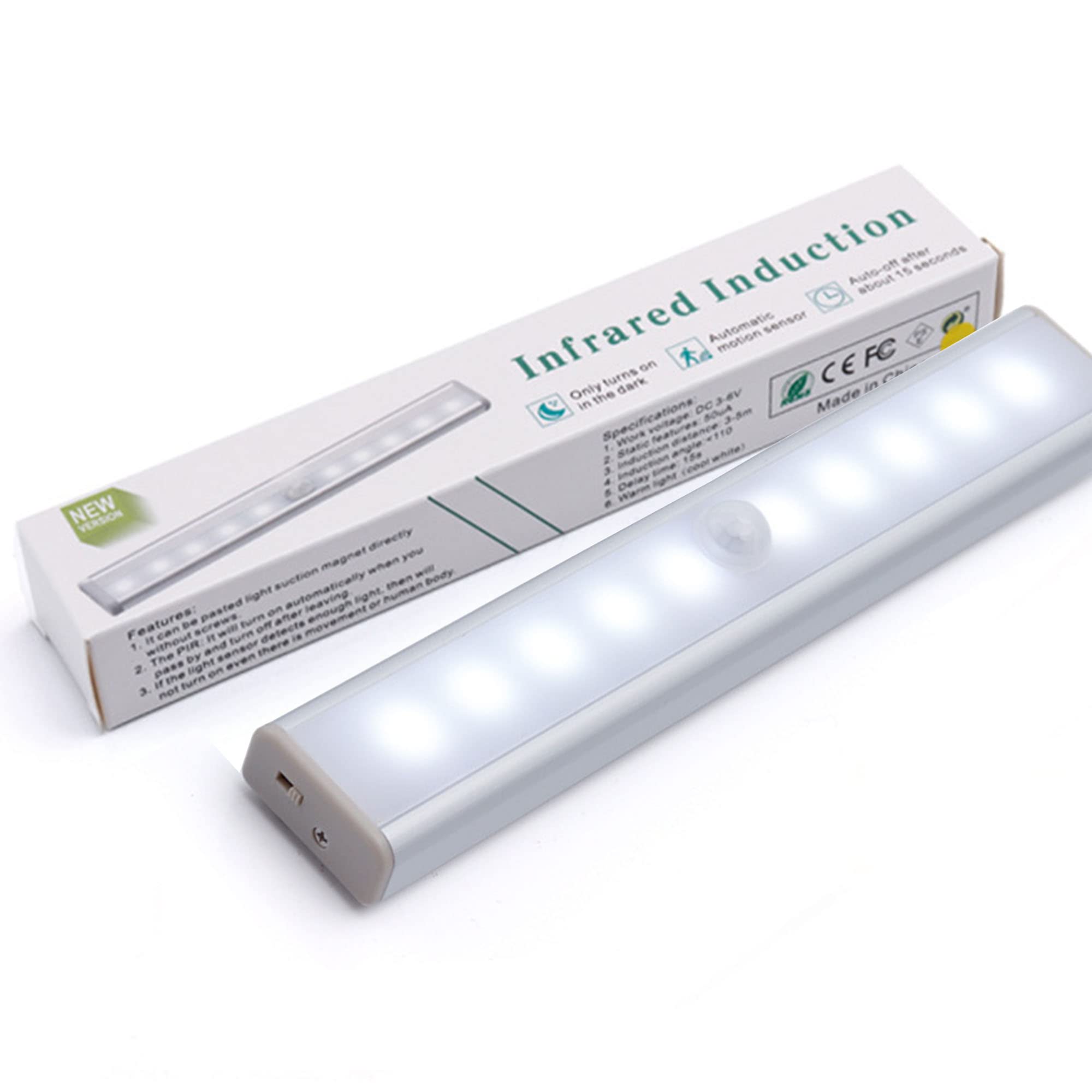 Amazon.co.jp : LEDセンサーライト 電池式 【暗い時だけ人の動きに反応