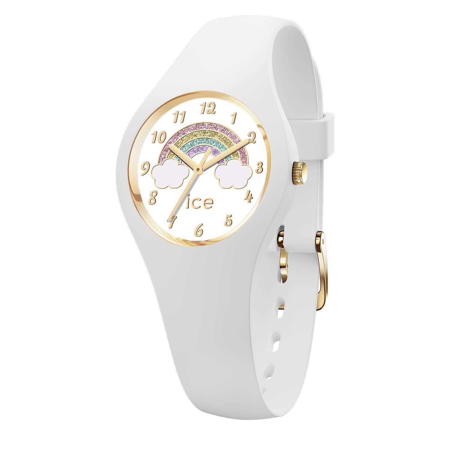 ICE-WATCH - ICE fantasia Rainbow white - Girl's wristwatch with silicon strap - 018423 (Extra small)