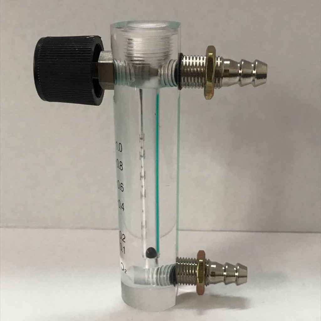 Fashion My Day® Oxygen Flow Meter Flowmeter with Control Valve for Oxygen Air 0.1-1L| Business & Industrial | Hydraulics Pneumatics & Pumps | Pump & Flow Controllers | Flow Controllers & Meters 2