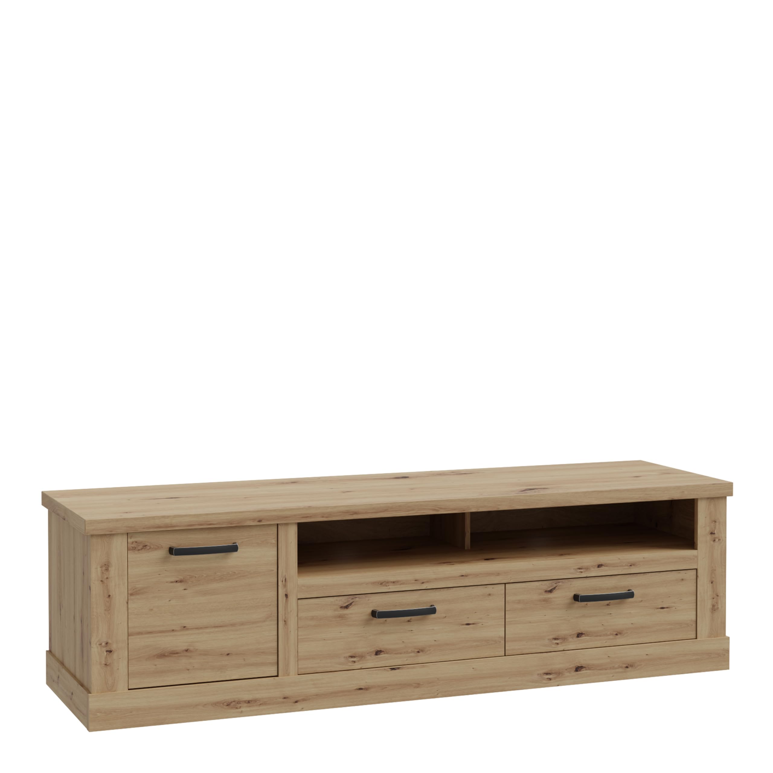 Furniture To Go | Corona 2 Drawer 1 Door Coffee TV Unit in Artisan Oak