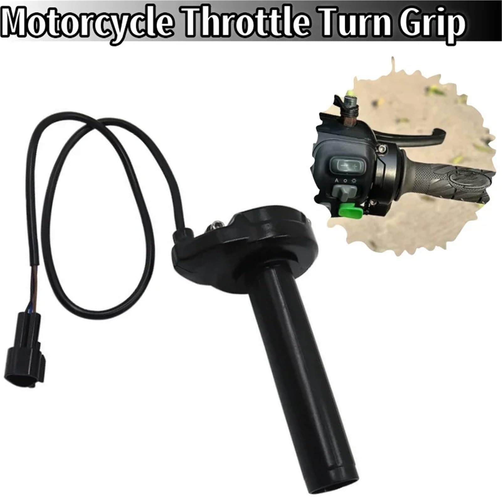 Poignée d'accélérateur torsadée Compatible avec le vélo tout-terrain électrique Sur-Ron Light Bee S/X