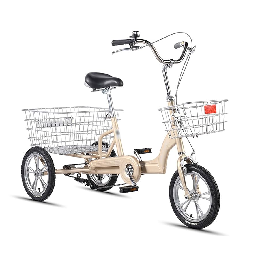 Amazon.co.jp: 3輪バイク 三輪バイク 14インチ 大人用三輪車