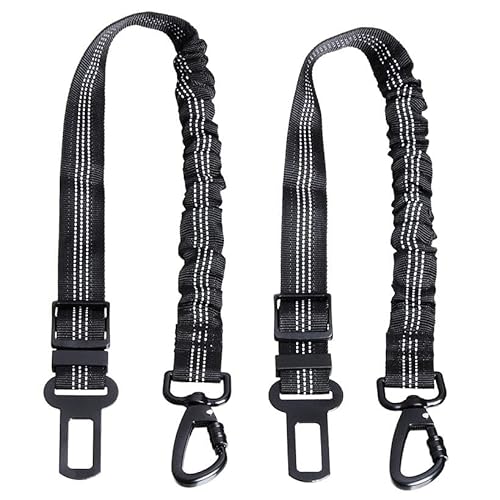 The Lakeside Collection Set of 2 Pet Bungee Seat Belts