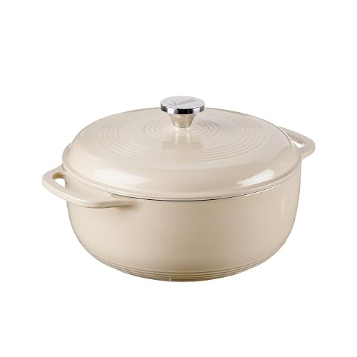 Lodge Essential Enamel Cast Iron Dutch Oven 6 Quarts -