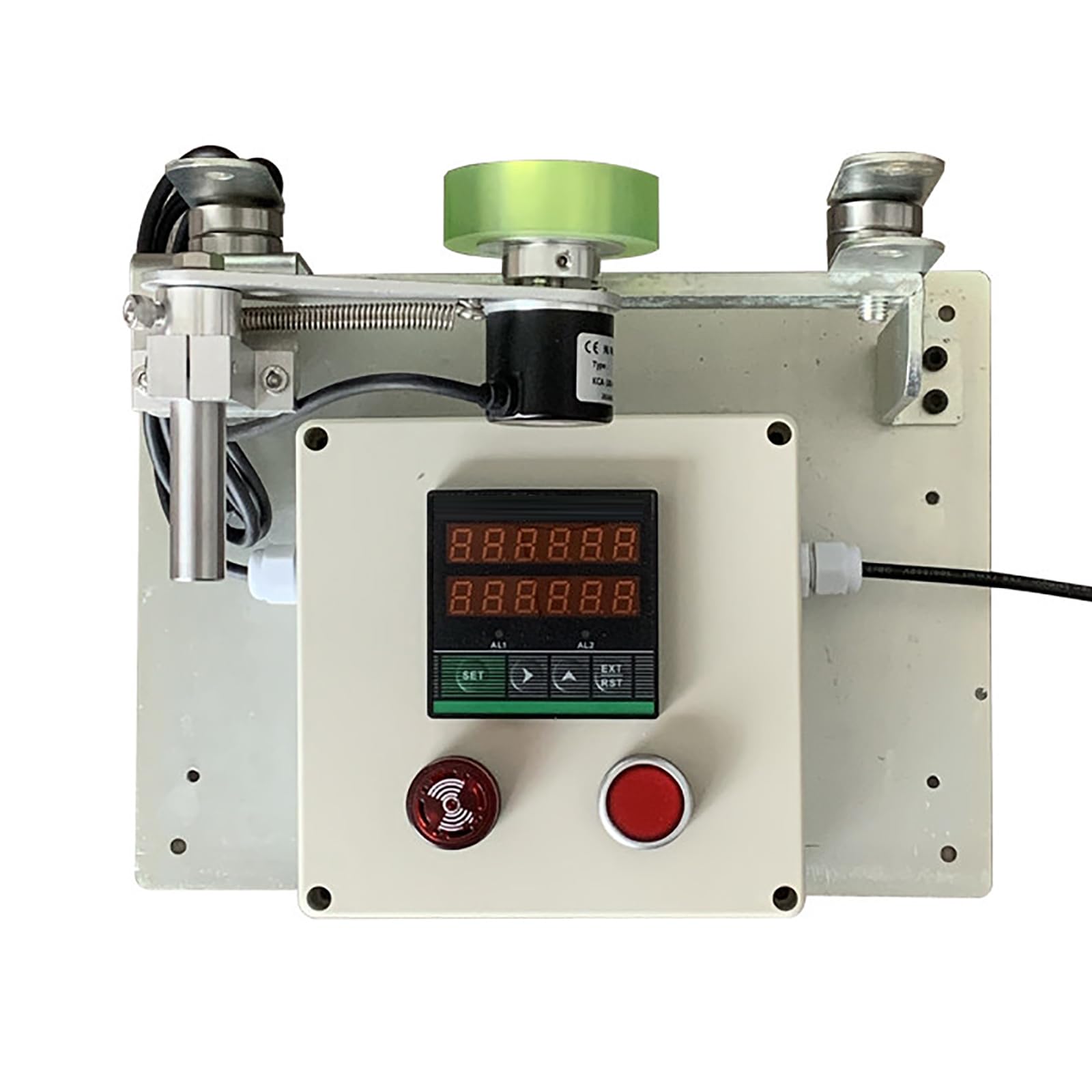 Elektronischer Längenzähler, Dual-Relaisausgang, einstellbare Zählgenauigkeit, reversibles Additions- und Subtraktionswerkzeug zum Messen von Drähten und Kabeln