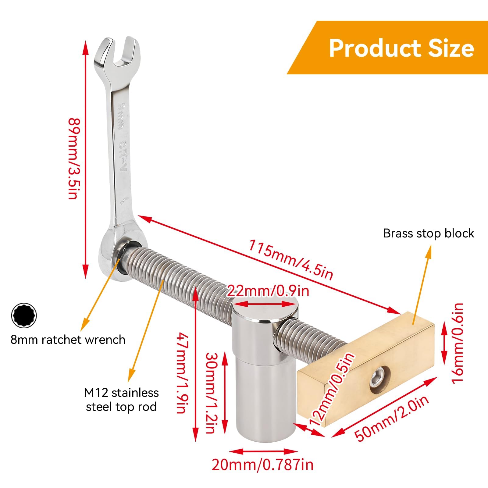Lot de 2 pinces d'établi de 20 mm avec 4 chiens de banc pour trou de 20 mm, clips de bureau réglables, fixation, bancs d'étau, outil de menuiserie, positionnement DIY (argenté)