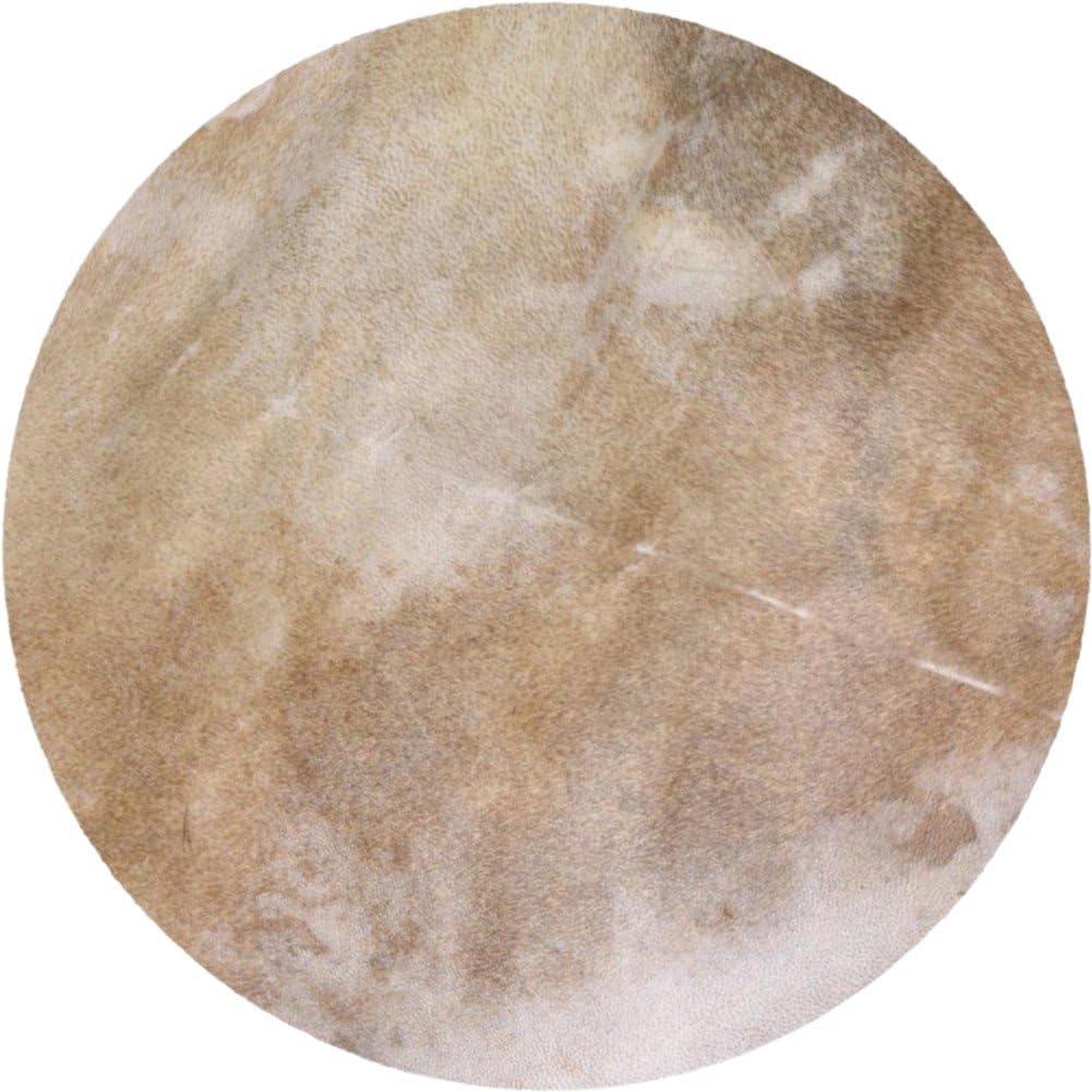 Baokuan Goat Skin Drum Head Replacement for African Djembe and Drums Flat Round Rawhide Percussion Instrument Accessory
