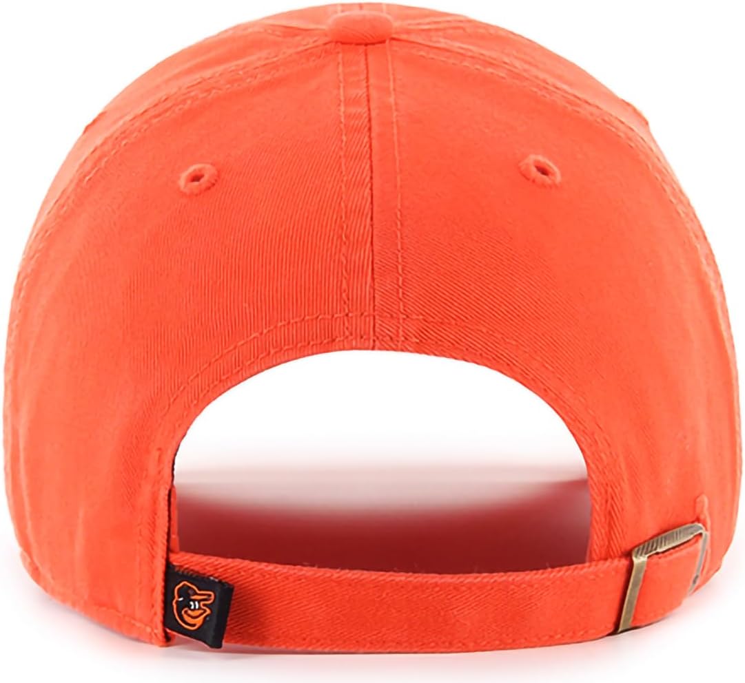 47 Brand MLB Alternate Color Primary Logo Clean Up Adjustable Baseball Cap Hat, Adult One Size Fits All - Image 2