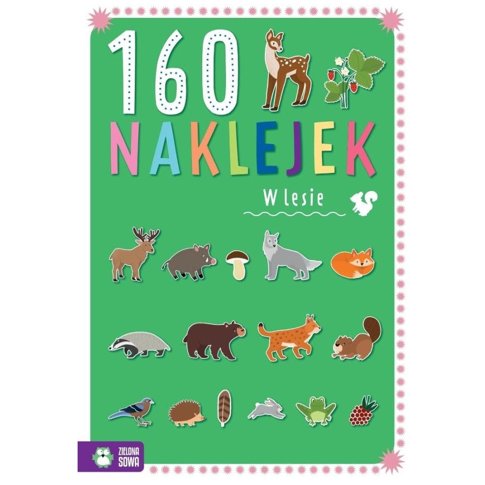 160 naklejek. W lesie