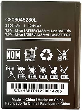 Pattaya New Replacement Battery C806045280L Compatible with BLU Vivo X5 V0490UU