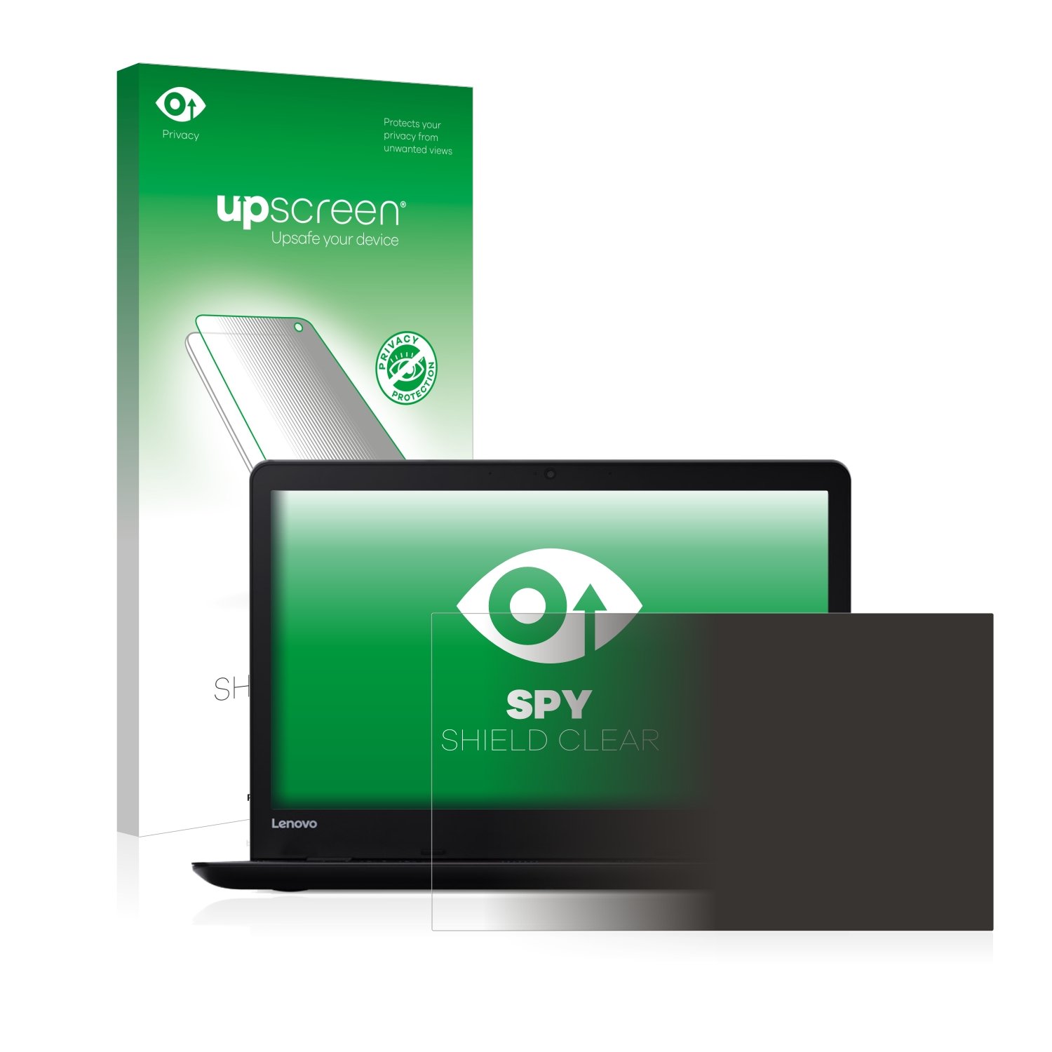upscreen Anti-Spy Blickschutzfolie für Lenovo ThinkPad 13 Laptop Made in Germany, Privacy Screen Displayschutz-Folie [Sichtschutz, Blaulichtfilter]