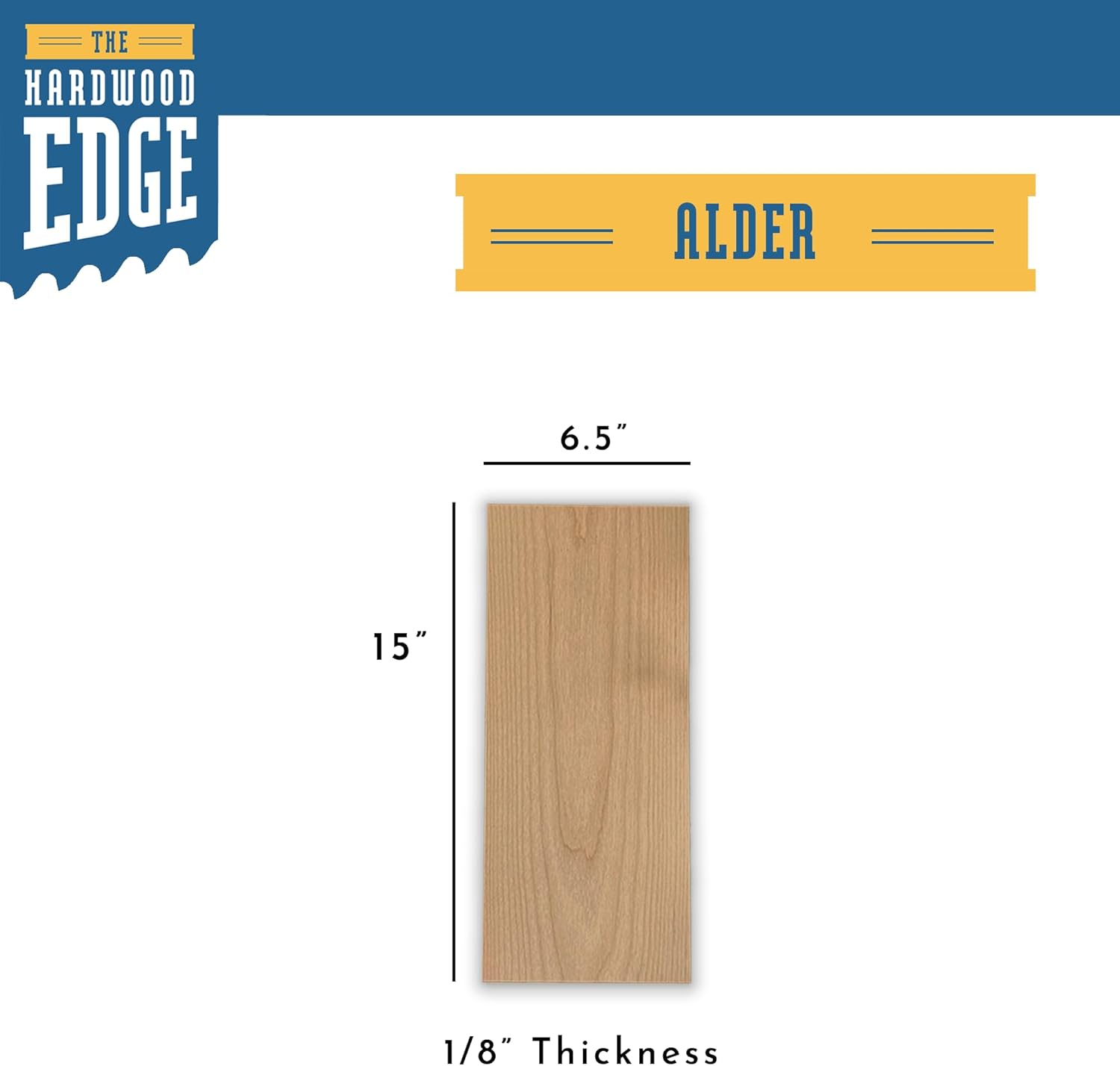 Sample Pack Craft Boards 1/8" X6.5"X15" Solid Hardwood