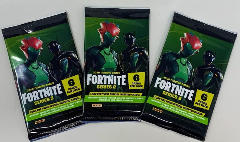 2020 FORTNITE Series 2 Trading Cards 3-Pack Retail Lot 6 Cards Per Pack 18 Cards total Superior Sports Investments