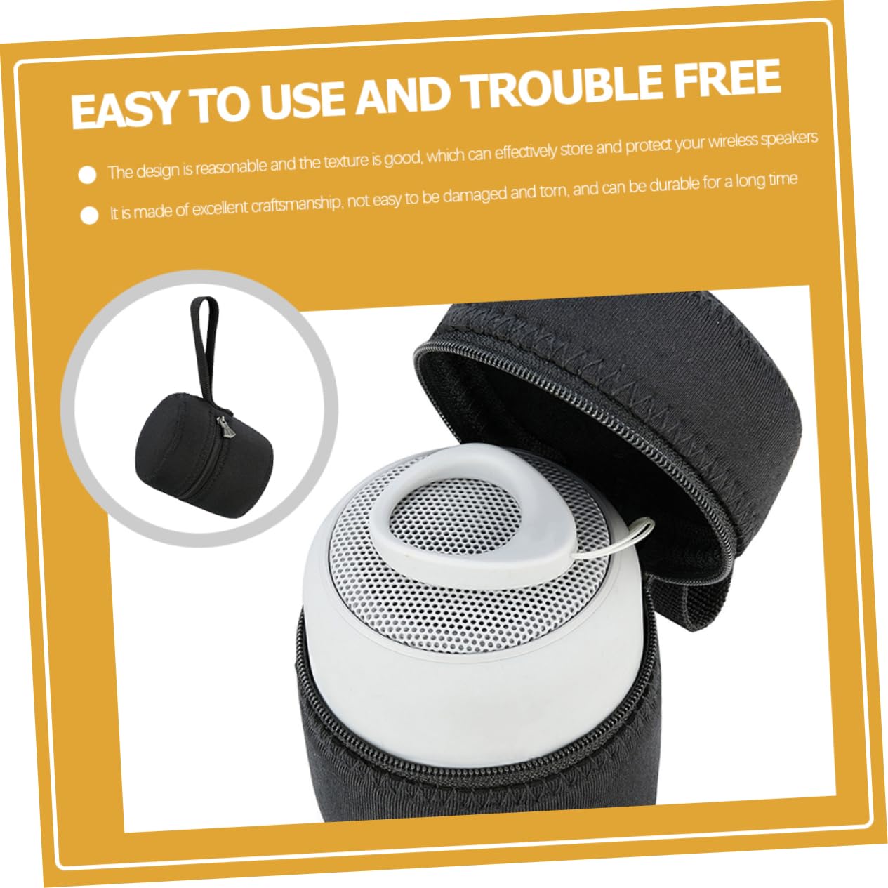 Mipcase Protect Your Speakers -xb10/xb20 Bag Waterproof Storage Case Neoprene Compact and Practical