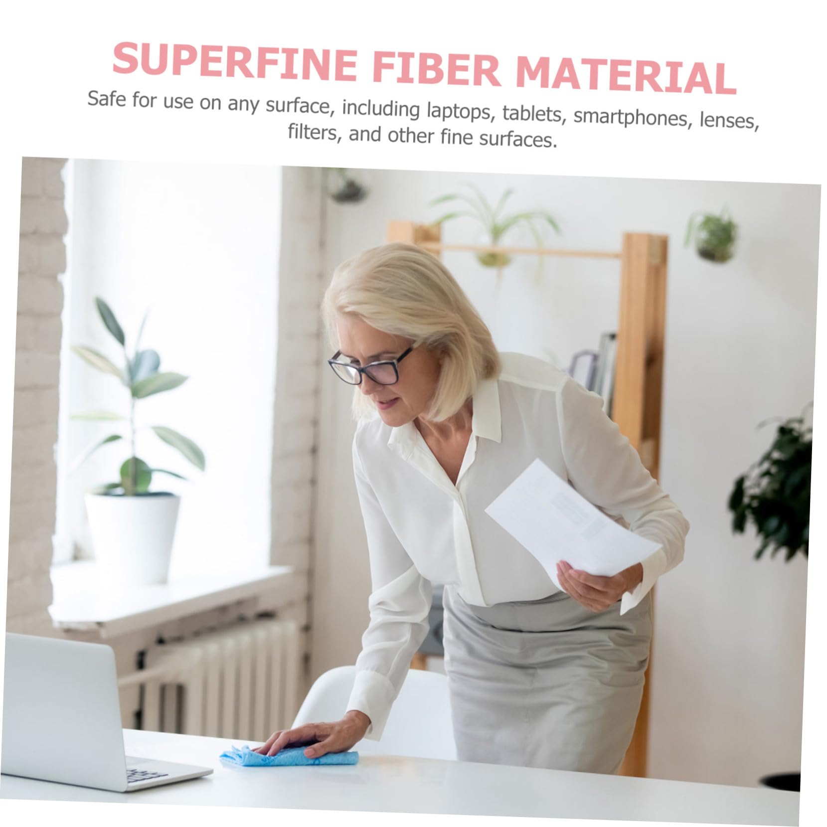 Paño de Limpieza para Gafas y Lentes de Microfibra de Alta Absorción Reutilizable y Portátil para Pantallas y Objetivos