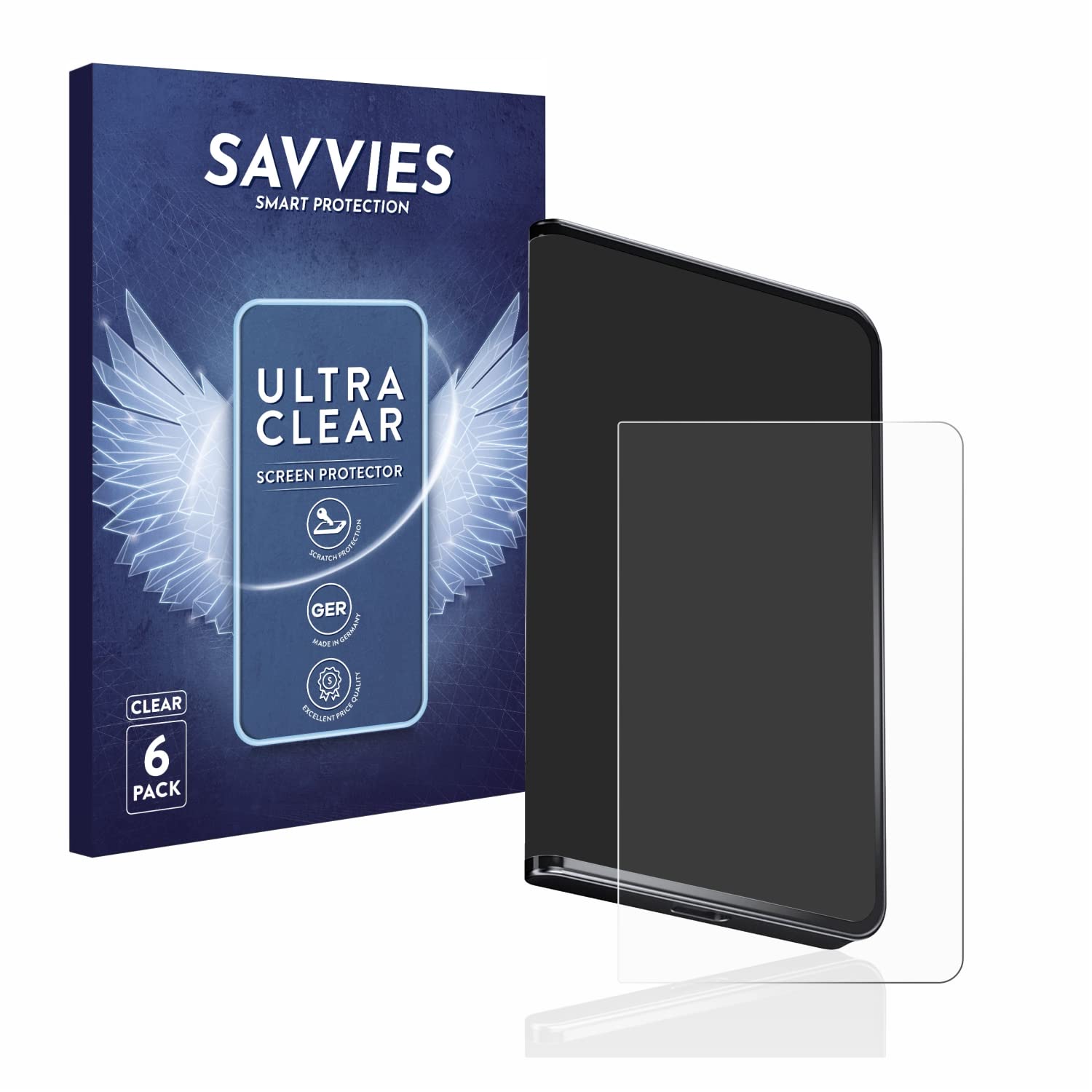 6 Films Protecteurs Savvies Pour écran Tacx Neo Bike Smart - Brillant, Anti-rayures - Neuf