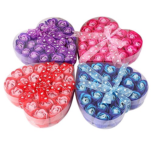 TinaDeer 24 Pezzi Fiore di Sapone nella Scatola