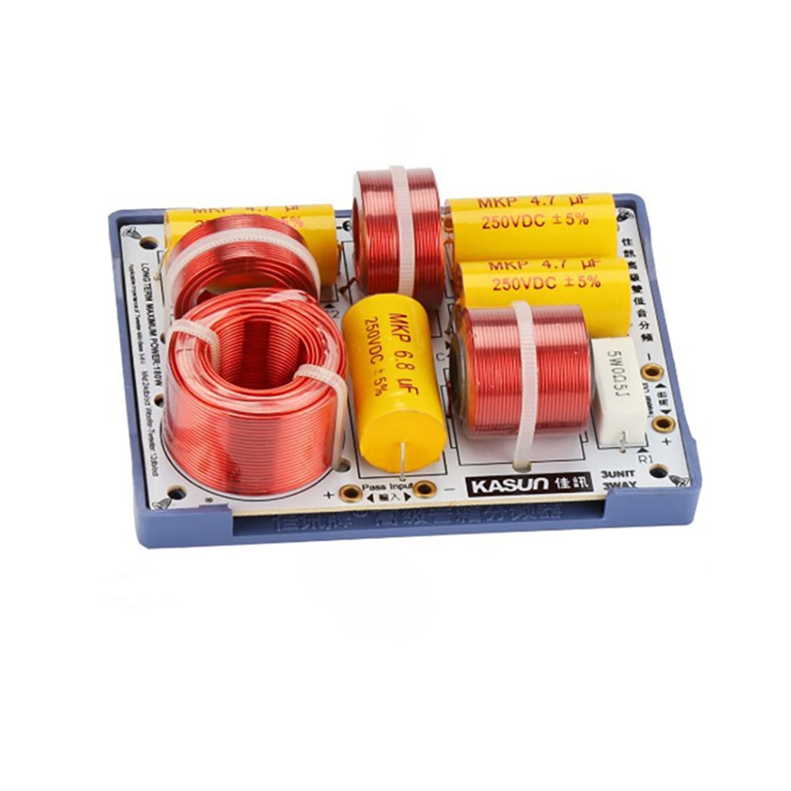 Altavoces para el hogar divisor de frecuencia AS-63C filtros de audio de 2 vías HiFi DIY 1pc