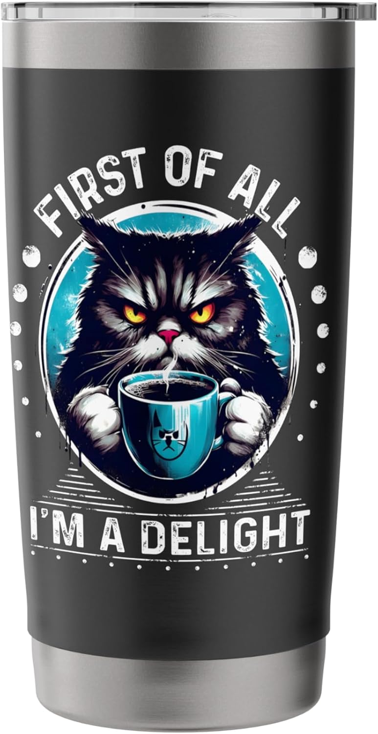 Funny Coffee Tumbler 20 Oz Insulated Coffee Cups Unique Gift Stainless Steel Insulated Tumbler - Image 3