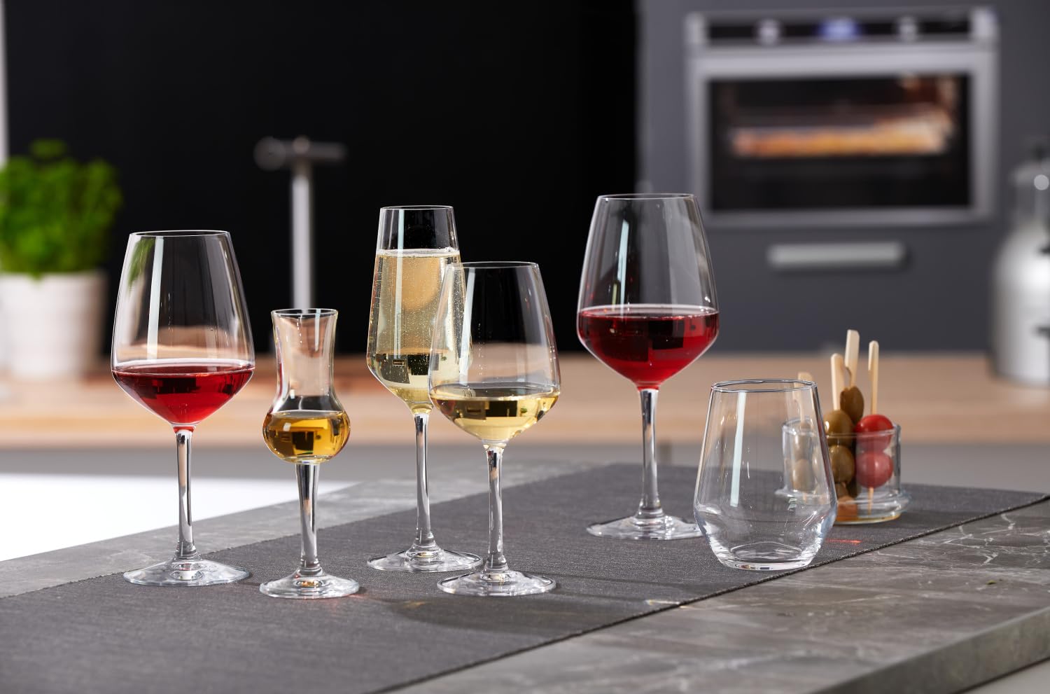 Ritzenhoff & Breker Lot de 4 verres à grappa Mambo