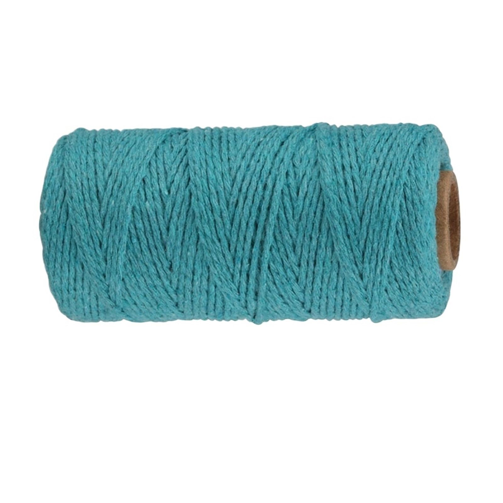 2mm 100M(3937") Beige Macrame Cord Thread Handmade Crafts Cotton Twisted Twine Rope String Home Textile Wedding Party Decor(16)