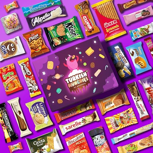 Turkish Munchies By Muekzoin Mega International Snack Box | Premium Exotic Foreign Snacks Unique Food Gifts Included Try Extraordinary Turkish Candies From Around The World 32 Full-Size thumb #3
