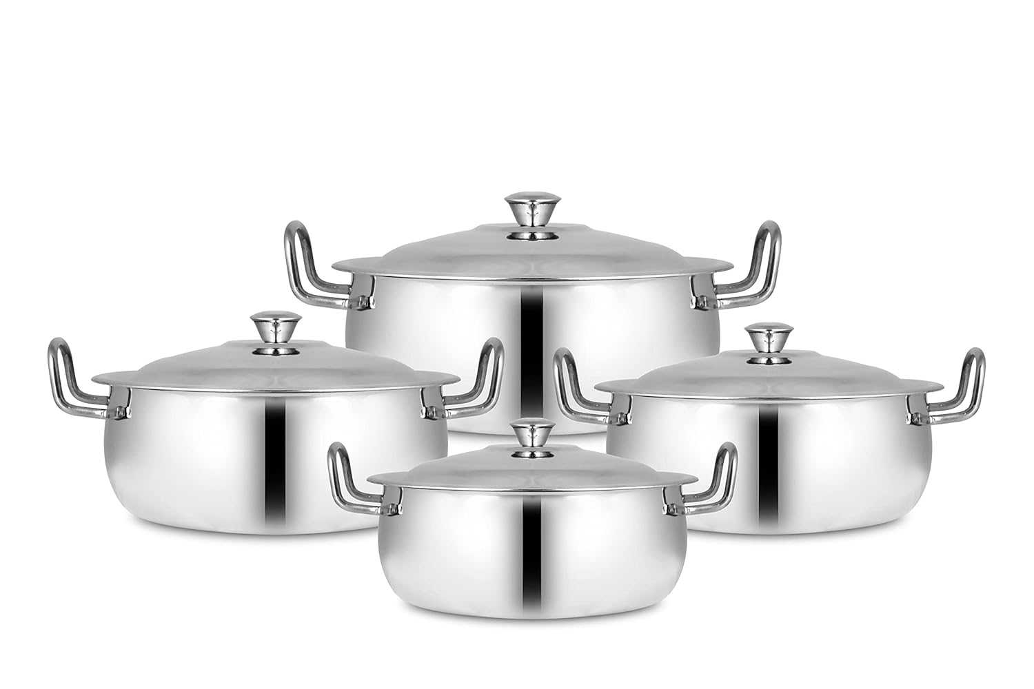 Buy BERTOL KITCHENWARE 4 Pcs Stainless Steel Kitchen Cookware Serveware